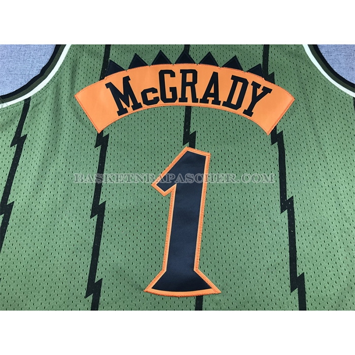 Maillot Toronto Raptors Tracy McGrady NO 1 Mitchell & Ness 1998-99 Vert